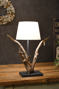 流木オブジェランプ