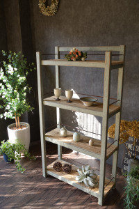 シャビーシック 古材の棚