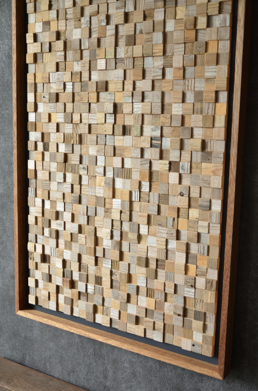 流木モザイクウォールアート