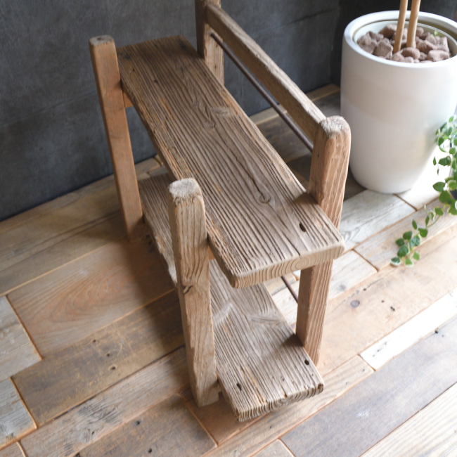 流木の2段シェルフ 棚 ラック